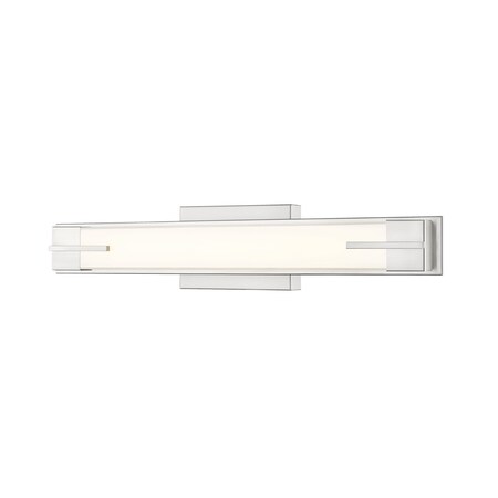 Z-Lite Chase 1 Light Vanity, 23in. W x 4.5in. H, Brushed Nickel 4100-23W-BN-LED